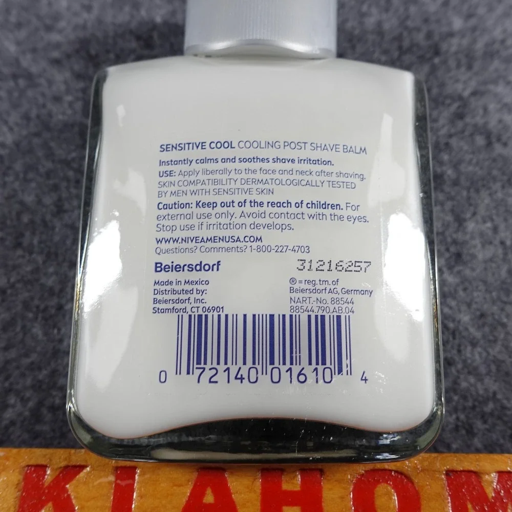 Nivea Men Sensitive Cool Cooling‎ Post Shave Balm 3.3 fl oz 100ml 88544